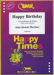 ハッピー・バースデー（トロンボーン二重奏+ピアノ）【Happy Birthday】