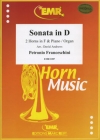 ソナタ・ニ長調（ペトロニオ・フランチェスキーニ） (ホルン二重奏+ピアノ)【Sonata in D】
