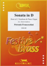 ソナタ・ニ長調（ペトロニオ・フランチェスキーニ） (金管二重奏+ピアノ)【Sonata in D】