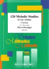 120の旋律研究 (マルコ・ボルドーニ)（クラリネット）【120 Melodic Studies in one volume】