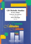 120の旋律研究 (マルコ・ボルドーニ)（ソプラノサックス）【120 Melodic Studies in one volume】