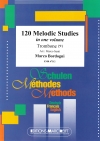 120の旋律研究 (マルコ・ボルドーニ)（トロンボーン）【120 Melodic Studies in one volume】