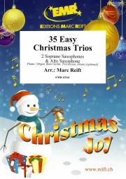 35のやさしいクリスマス三重奏曲集 (サックス三重奏)【35 Easy Christmas Trios】