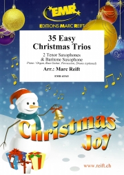 35のやさしいクリスマス三重奏曲集 (サックス三重奏)【35 Easy Christmas Trios】