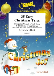 35のやさしいクリスマス三重奏曲集 (金管三重奏)【35 Easy Christmas Trios】
