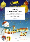 35のやさしいクリスマス三重奏曲集 (金管三重奏)【35 Easy Christmas Trios】