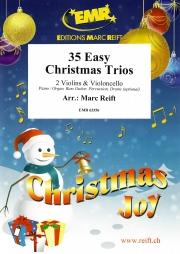 35のやさしいクリスマス三重奏曲集 (弦楽三重奏)【35 Easy Christmas Trios】