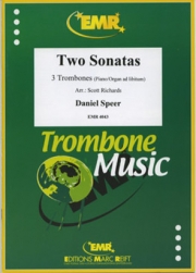 2つのソナタ（ダニエル・シュペール） (トロンボーン三重奏)【2 Sonatas】