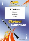 6つのファンファーレ（アイファー・ジェームズ） (クラリネット三重奏)【6 Fanfares】