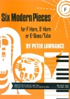 6つの現代的小品（ピーター・ローレンス） (ホルン+ピアノ)【Six Modern Pieces】