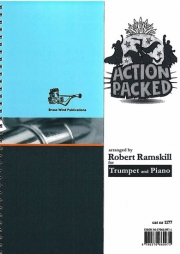 アクション映画曲集 (トランペット+ピアノ)【Action Packed for Trumpet】