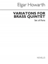 金管五重奏のための変奏曲（エルガー・ハワース） (金管五重奏)【Variations for Brass Quintet】