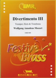 ディベルティメント・No.3（モーツァルト） (金管三重奏)【Divertimento III】