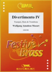 ディベルティメント・No.4（モーツァルト） (金管三重奏)【Divertimento IV】