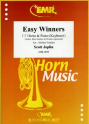 イージー・ウィナーズ（スコット・ジョプリン） (ホルン三重奏+ピアノ)【Easy Winners】