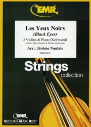 黒い瞳 (ヴァイオリン三重奏+ピアノ)【Les Yeux Noirs】