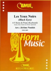 黒い瞳 (ホルン四重奏+ピアノ)【Les Yeux Noirs】