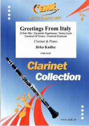 イタリア民謡メドレー (クラリネット+ピアノ)【Greetings From Italy】