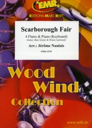 スカボロー・フェア (フルート四重奏+ピアノ)【Scarborough Fair】