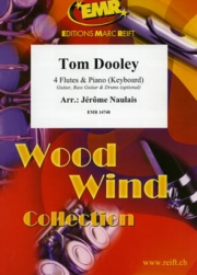 トム・ドゥーリー (フルート四重奏+ピアノ)【Tom Dooley】
