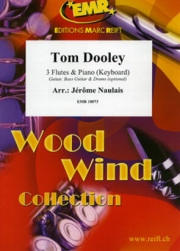 トム・ドゥーリー (フルート三重奏+ピアノ)【Tom Dooley】