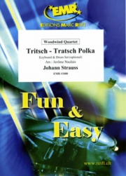トリッチ・トラッチ・ポルカ（ヨハン・シュトラウス2世） (木管四重奏)【Tritsch-Tratsch Polka】