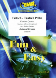 トリッチ・トラッチ・ポルカ（ヨハン・シュトラウス2世） (クラリネット四重奏)【Tritsch-Tratsch Polka】