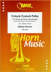 トリッチ・トラッチ・ポルカ（ヨハン・シュトラウス2世） (ホルン四重奏+ピアノ)【Tritsch-Tratsch Polka】