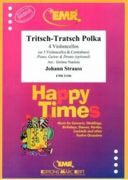 トリッチ・トラッチ・ポルカ（ヨハン・シュトラウス2世） (チェロ四重奏)【Tritsch-Tratsch Polka】