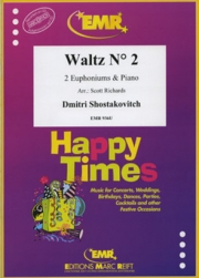ワルツ・No.2（ドミートリー・ショスタコーヴィチ）  (ユーフォニアム二重奏+ピアノ)【Waltz No. 2】