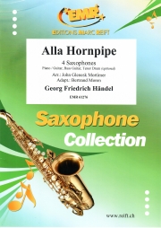 アラ・ホーンパイプ「水上の音楽」より (ヘンデル) (サックス四重奏)【Alla Hornpipe】