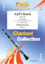 狙いをつけろ（ヨハン・シュトラウス2世） (クラリネット四重奏)【Auf's Korn Op. 478】
