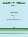 クインテット・作品79（ヴァグン・ホルムボー）（金管五重奏）（スコアのみ）【Quintet Op.79】