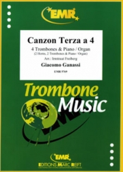 Canzon Terza a 4（ジャコモ・ガナッシ） (トロンボーン四重奏+ピアノ)