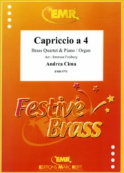 カプリッチョ・a 4（アンドレア・サイマ）（金管四重奏+ピアノ）【Capriccio a 4】