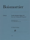 6つのソナタ・Op.14（ジョゼフ・ボダン・ド・ボワモルティエ） (チェロ二重奏)【Six Sonatas Op. 14】