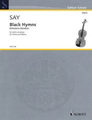 黒い賛美歌（ファジル・サイ）（ヴァイオリン+ピアノ）【Black Hymns】
