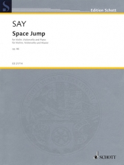スペース・ジャンプ・Op.46（ファジル・サイ）（弦楽二重奏+ピアノ）【Space Jump, Op. 46】
