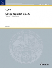 弦楽四重奏曲・Op.29「離婚」（ファジル・サイ）（弦楽四重奏）【String Quartet, Op. 29 “Divorce”】