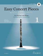やさしい演奏会用小品・Vol.1（クラリネット+ピアノ）【Easy Concert Pieces, Vol. 1】