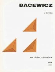 ヴァイオリン・ソナタ・No.5（グラジナ・バツェヴィチ）（ヴァイオリン+ピアノ）【Violin Sonata No. 5】