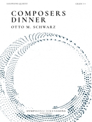 コンポーザーズ・ディナー（オットー・M・シュヴァルツ） (サックス四重奏)【Composers Dinner】