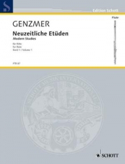 現代的な練習曲・Vol.1（ハラルド・ゲンツマー）（フルート）【Modern Studies for Flute – Volume 1】