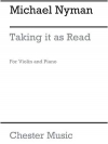 Taking It As Read（マイケル・ナイマン）（ヴァイオリン+ピアノ）