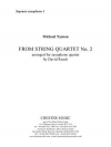 弦楽四重奏・No.2より（マイケル・ナイマン） (サックス四重奏)【From String Quartet No.2】