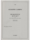 五重奏曲（ジュゼッペ・カンビーニ） (ミックス四重奏+ピアノ)【6 Quintetti, Op. 8 E Op. 9】