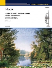 ソナタと演奏会用小品（ジェイムズ・フック）（トランペット+ピアノ）【Sonatas and Concert Pieces】