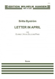 4月の手紙（ブリッタ・ビューストレム） (ミックス三重奏+ピアノ)【Letter In April】