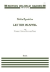 4月の手紙（ブリッタ・ビューストレム） (ミックス三重奏+ピアノ)【Letter In April】