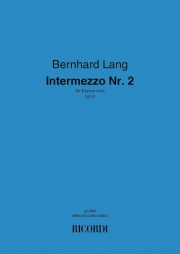 間奏曲・No.2（ベルンハルト・ラング）（ピアノ）【Intermezzo No. 2】